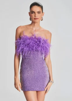 Hot Torin Sequin Feather Dress RETROFÊTE