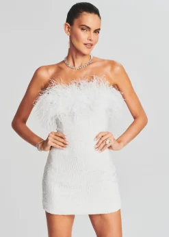 Discount Torin Sequin Feather Dress Dresses