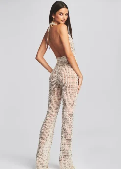 Shop Tosca Sequin Crochet Jumpsuit Honeymoon Looks