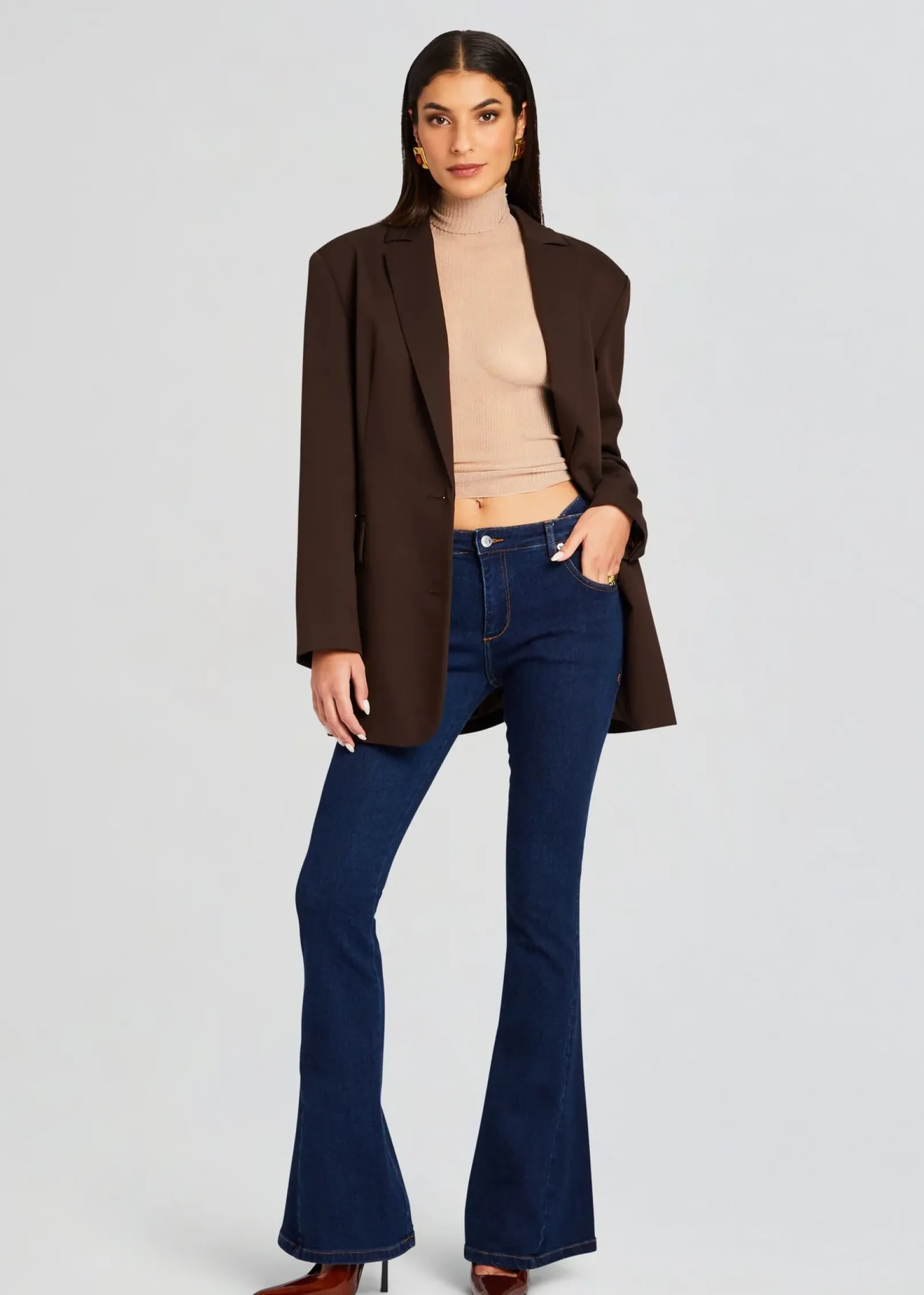 Discount Trisha Flare Pant Denim