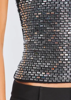 Hot Valery Embellished Knit Top RETROFÊTE
