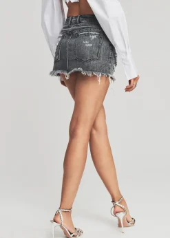 Best Sale Vanessa Denim Mini Skirt Bottoms