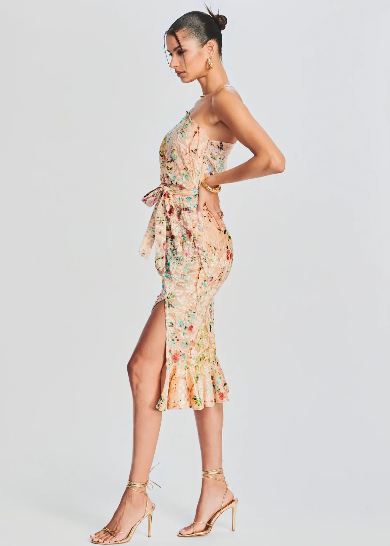 Best Sale Veena Long Dress Midi