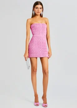 Fashion Vianne Embellished Leather Dress Night Out