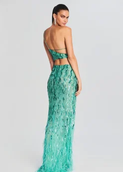 Clearance Vice Sequin Feather Dress RETROFÊTE