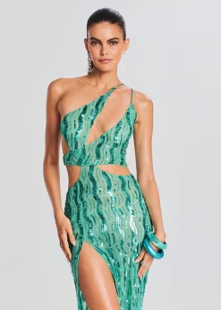Clearance Vice Sequin Feather Dress RETROFÊTE