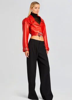 Cheap Victoria Leather Jacket Jackets