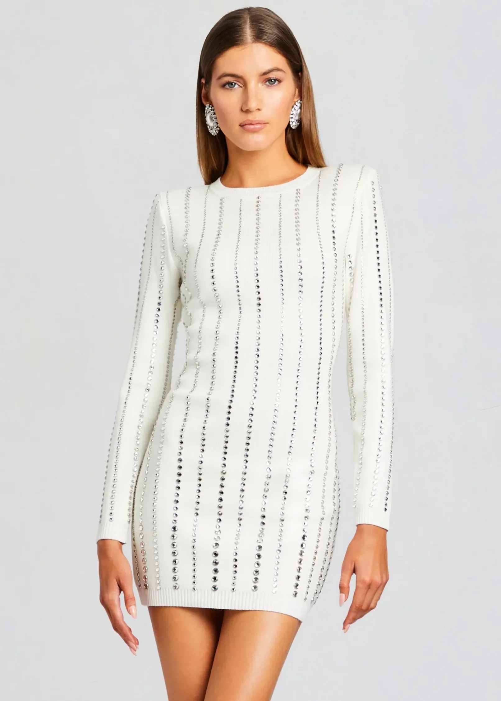 New Virginia Embellished Knit Dress Dresses