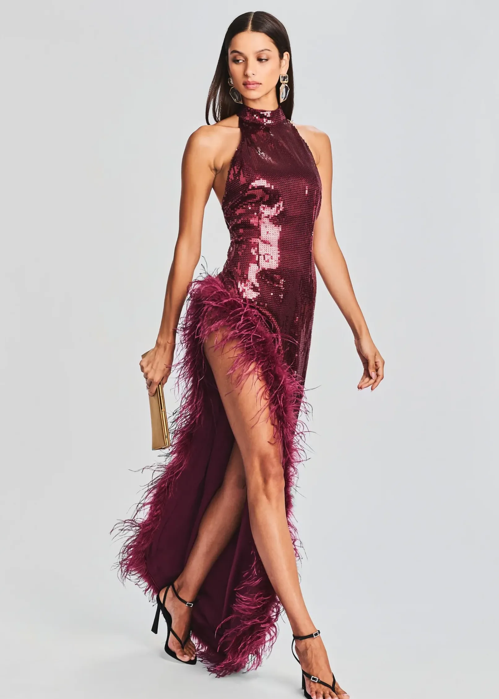 Online Vixen Sequin Feather Dress RETROFÊTE