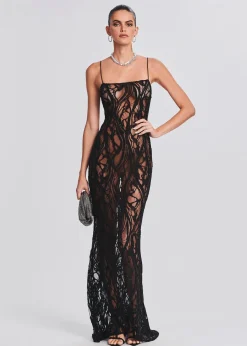 Shop Winnie Embellished Lace Dress Guest Of
