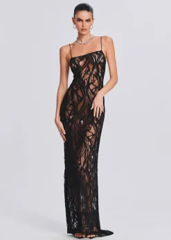 Shop Winnie Embellished Lace Dress Guest Of