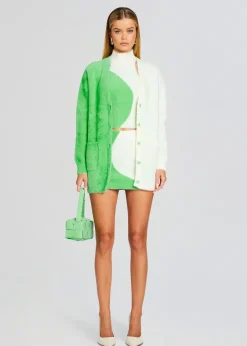 Shop Winnie Fuzzy Mini Skirt Spring Knits