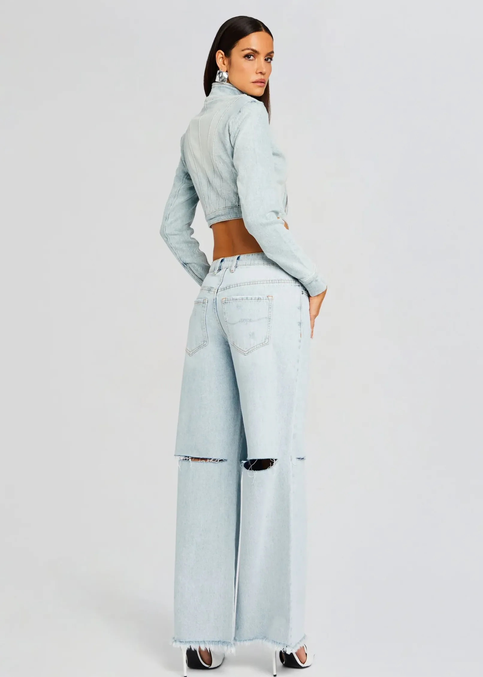 Discount Wrenley Low-Rise Jean Denim