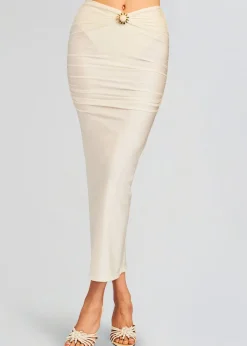 Best Sale Yara Lyrca Maxi Skirt The Destination Bride