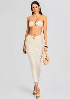 Best Sale Yara Lyrca Maxi Skirt Men Neutral Moments