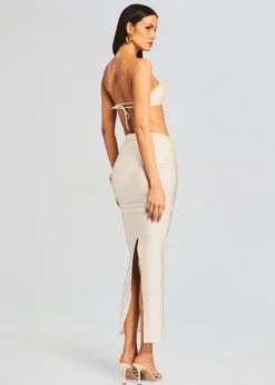 Best Sale Yara Lyrca Maxi Skirt Men Neutral Moments