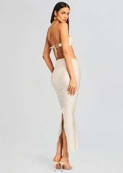 Best Sale Yara Lyrca Maxi Skirt Men Neutral Moments