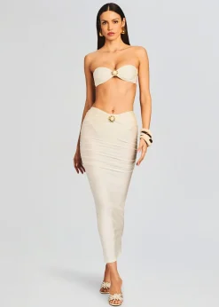 Hot Yara Lyrca Maxi Skirt Resort '24
