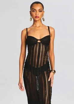 Outlet Yayay Long Dress Sheer Bliss