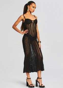 Outlet Yayay Long Dress Sheer Bliss