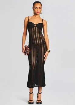 Outlet Yayay Long Dress Sheer Bliss