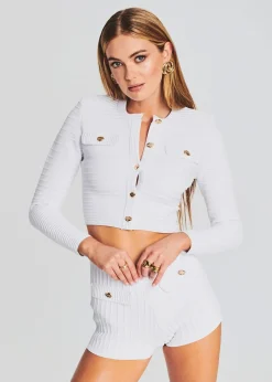 Shop Yolanda Bandage Knit Cardigan Jackets