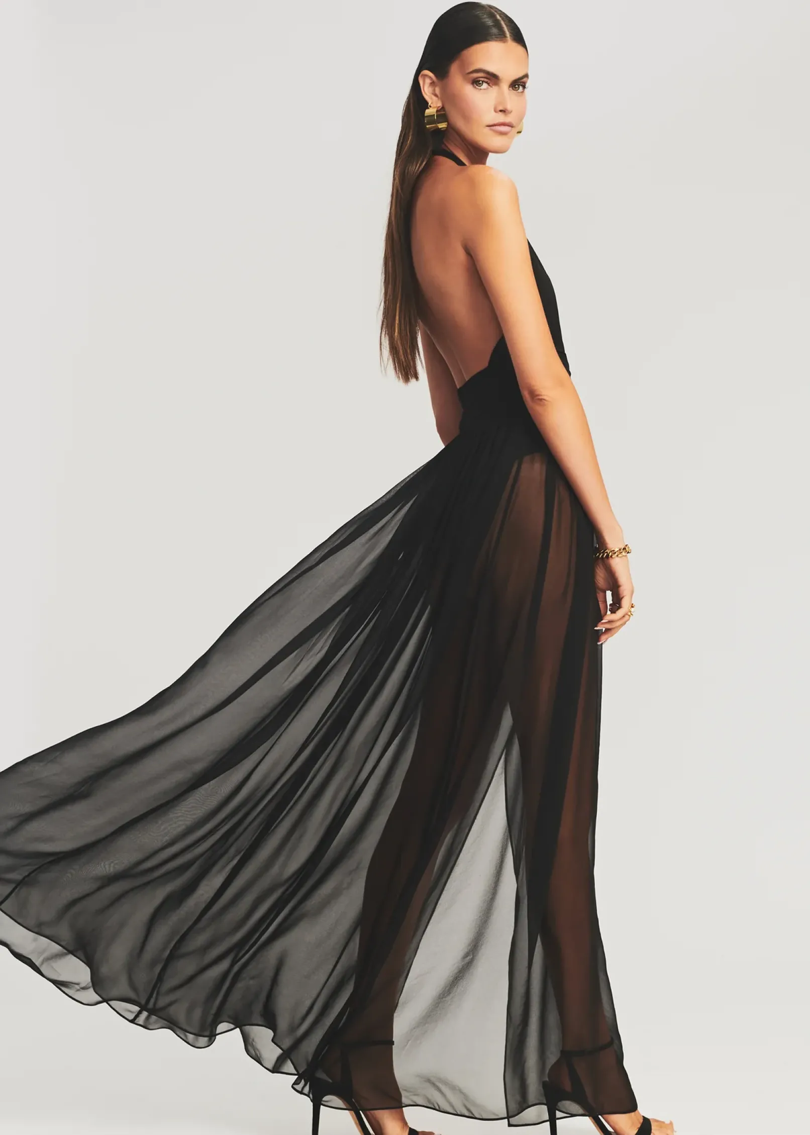 Shop Zion Silk Chiffon Dress Guest Of