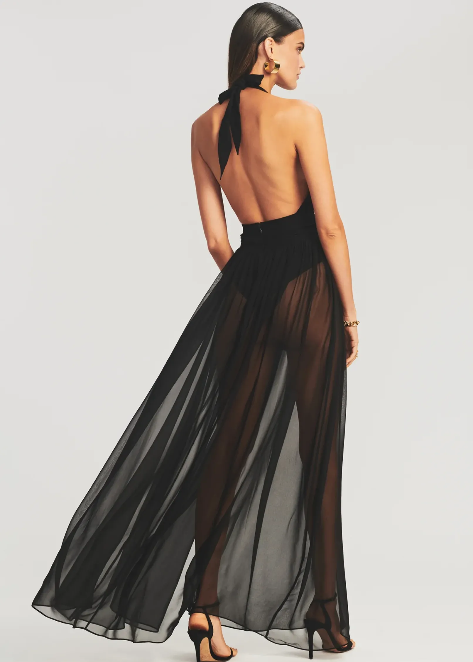 Shop Zion Silk Chiffon Dress Guest Of
