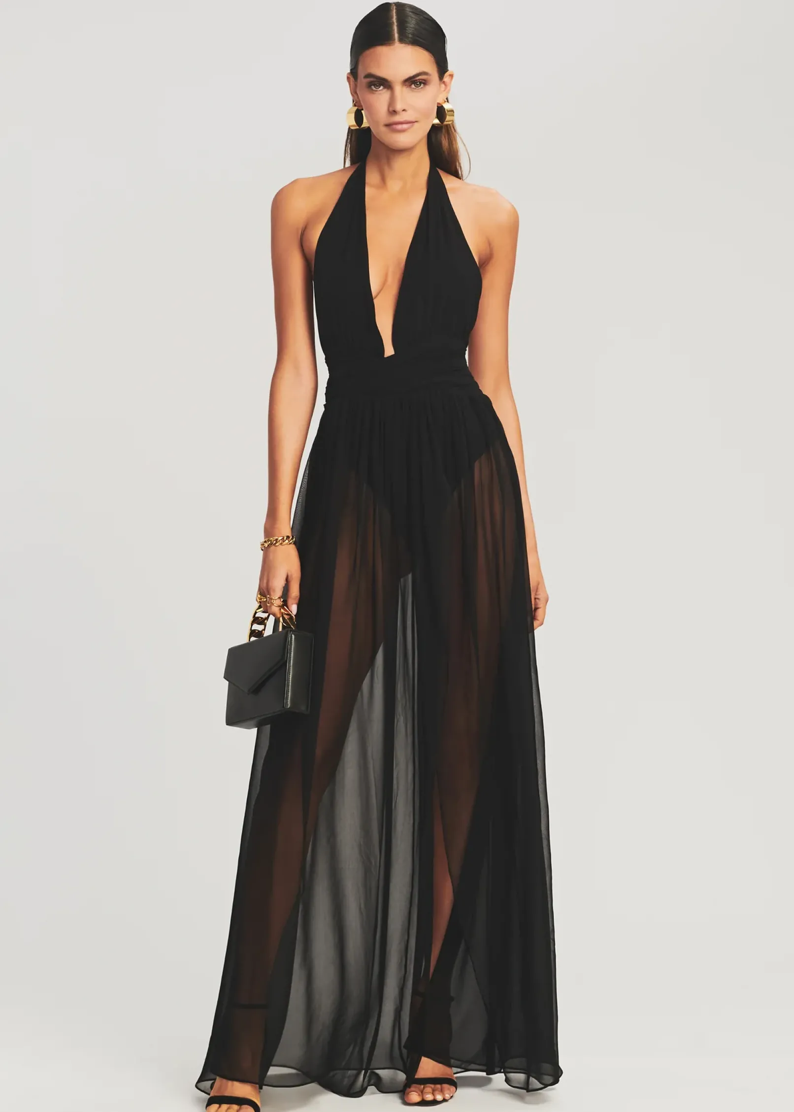 Shop Zion Silk Chiffon Dress Guest Of