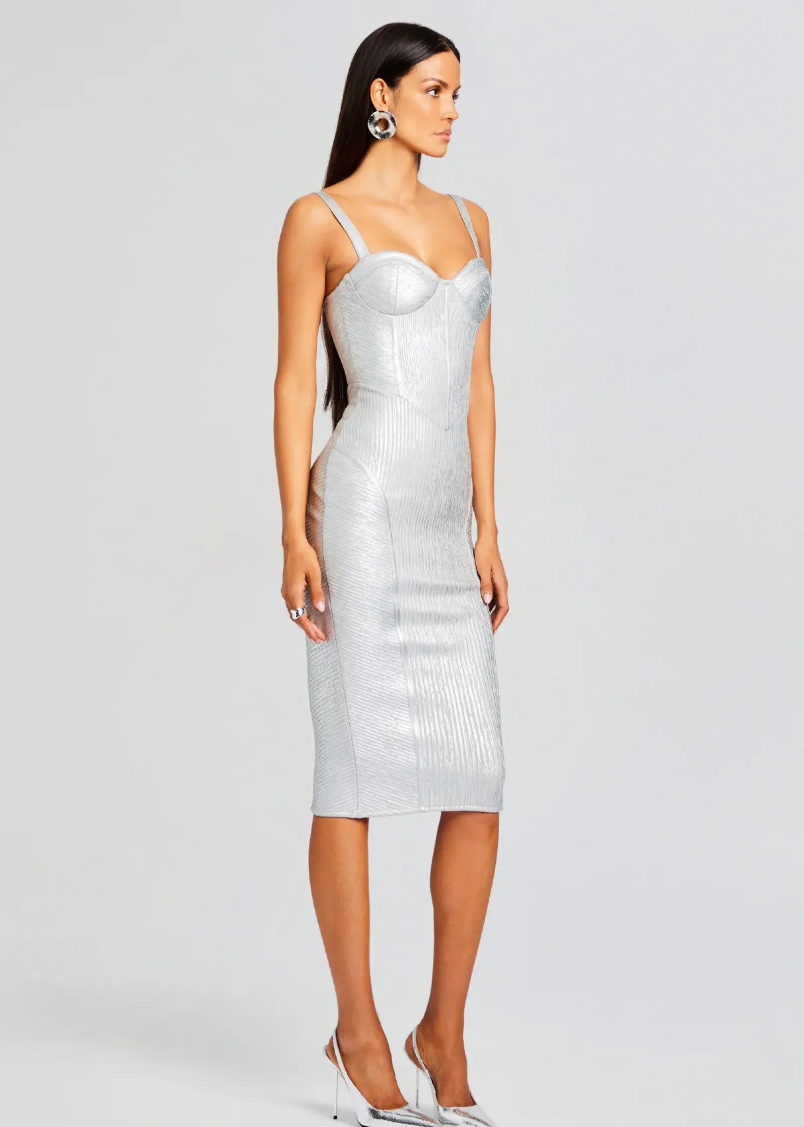 Flash Sale Zora Coated Knit Dress Dresses